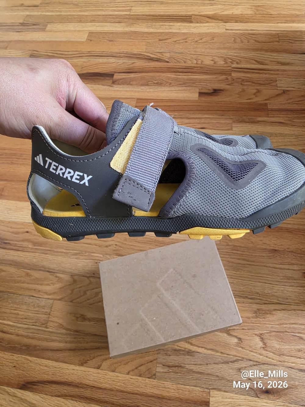Adidas Terrex Grey & Yellow Outdoor Sandals